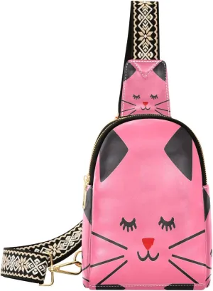 JSTEL Leather Crossbody Sling Bags for Women,Leather Crossbody Purses Leather Crossbody Bag Sling Purse