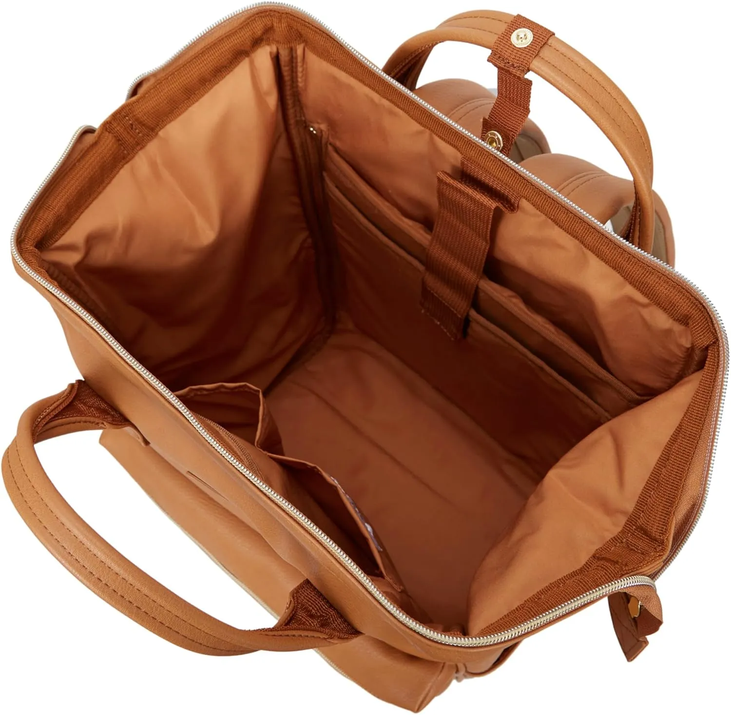 Kah&Kee Leather Backpack for Women and Men 16-inch Laptop Bag | Teacher Professional, Diaper Bag Backpack, Ideal for Work, School, Nurse, College & Travel (Camel Beige, Large)