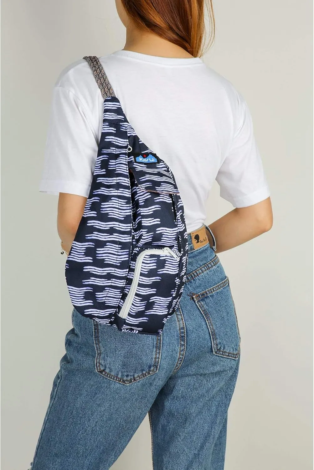 KAVU Mini Rope Sling Pack with Adjustable Rope Shoulder Strap
