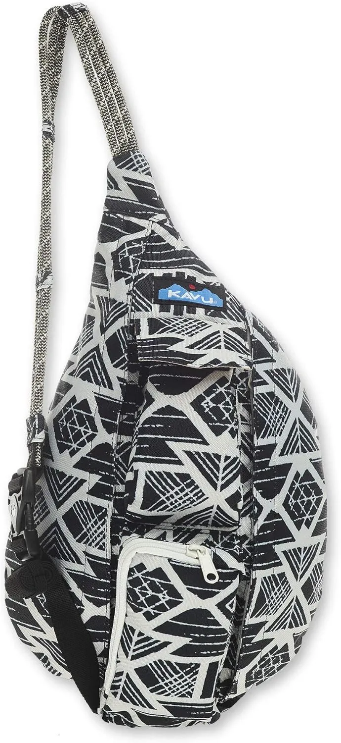 KAVU Mini Rope Sling Pack with Adjustable Rope Shoulder Strap
