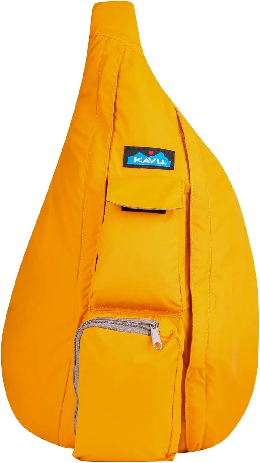 KAVU Original Rope Sack Sling Crossbody Backpack - Amber