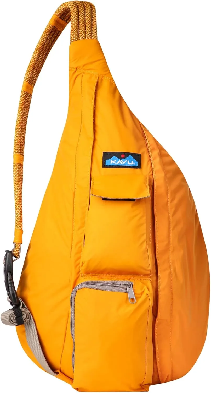 KAVU Original Rope Sack Sling Crossbody Backpack - Amber