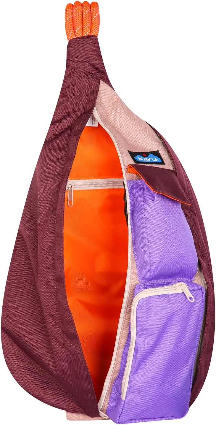 KAVU Original Rope Sling Bag with Adjustable Rope Shoulder Strap