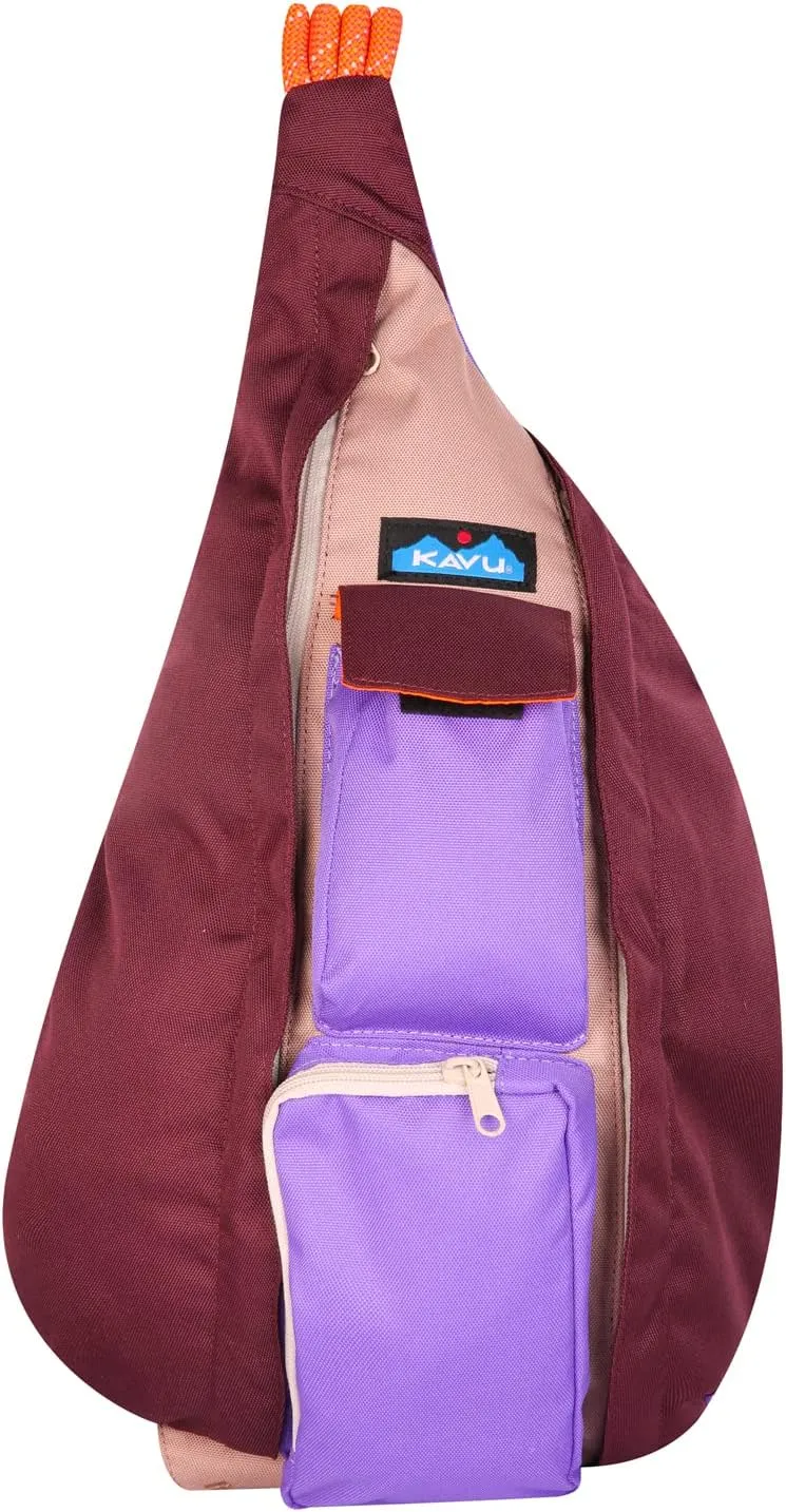 KAVU Original Rope Sling Bag with Adjustable Rope Shoulder Strap