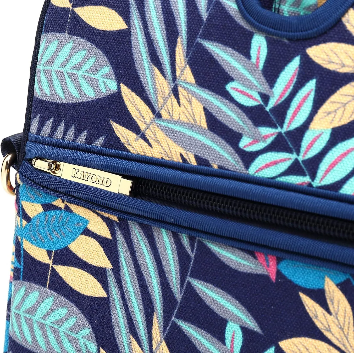 kayond Forest Series Bule Patten Waterproof Laptop Shoulder Messenger Bag Case Sleeve for 15 Inch 15.6 Inch Laptop