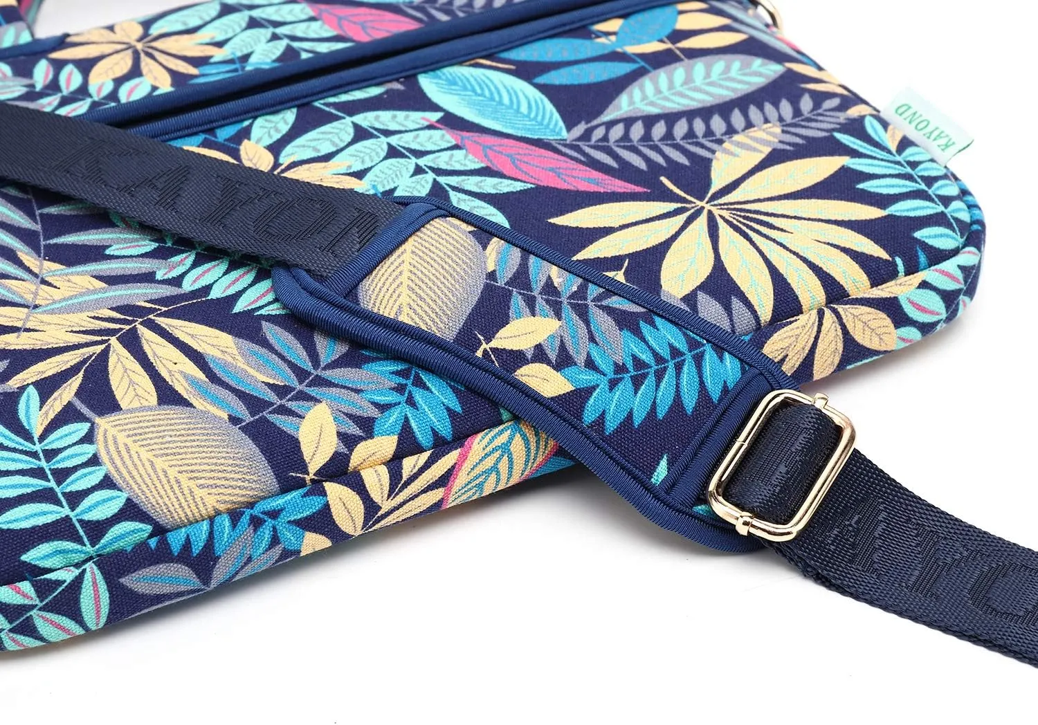 kayond Forest Series Bule Patten Waterproof Laptop Shoulder Messenger Bag Case Sleeve for 15 Inch 15.6 Inch Laptop