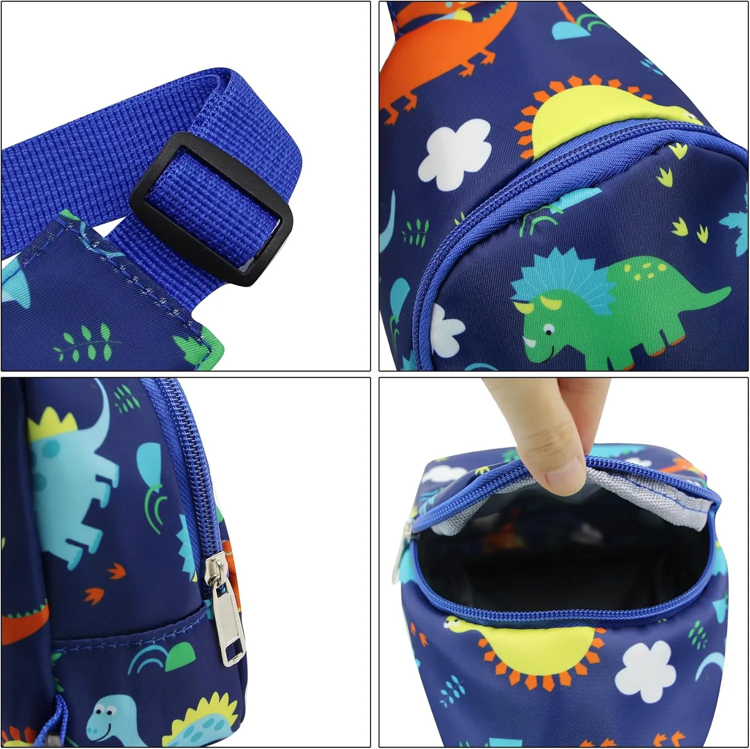 Kids Toddler Cute Cartoon Animal Sling Bag Small Crossbody Shoulder Bag Chest Bag for Boys Girls Sport Travelling Hiking