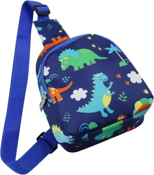 Kids Toddler Cute Cartoon Animal Sling Bag Small Crossbody Shoulder Bag Chest Bag for Boys Girls Sport Travelling Hiking