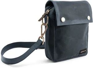 Kolo Ellis Cross-Body Shoulder Bag, Organic Waxed Cotton Canvas, Medium