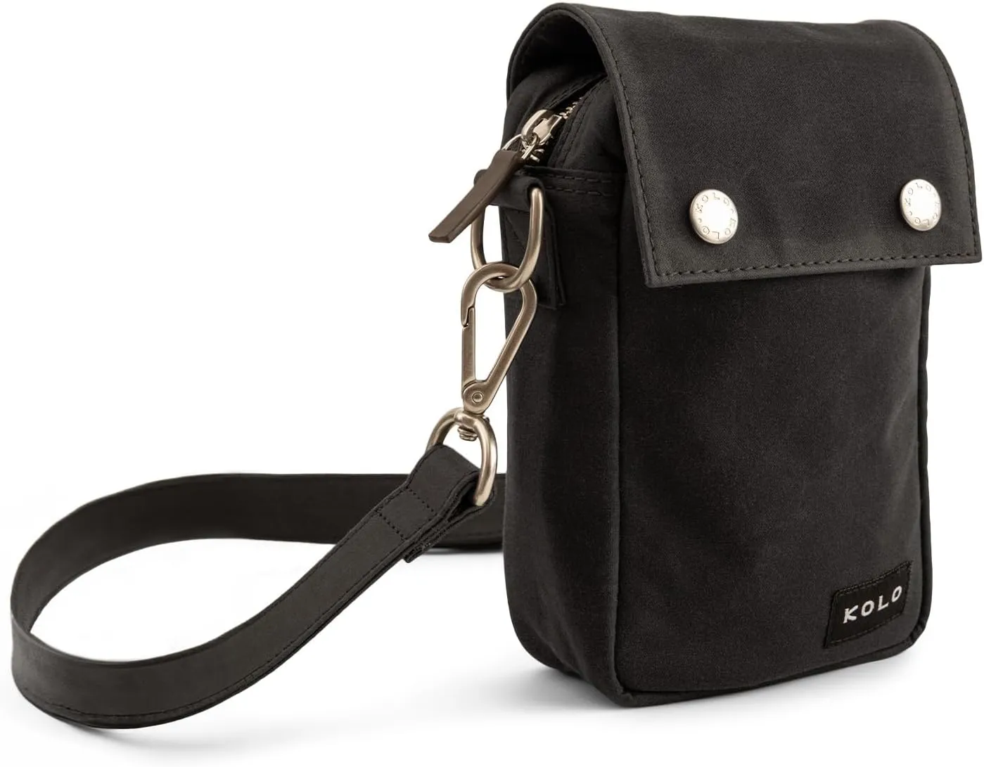 Kolo Ellis Cross-Body Shoulder Bag, Organic Waxed Cotton Canvas, Small