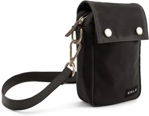 Kolo Ellis Cross-Body Shoulder Bag, Organic Waxed Cotton Canvas, Small