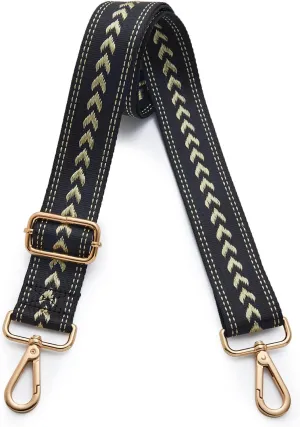 Kolti Purse Strap Replacement Crossbody Handbag Stripe Wide Adjustable