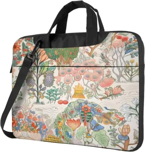 Laptop Bag Vintage Music Stave Sunflowers Laptop Tote Bag Women Men Laptop Sleeve Case Lightweight Computer Bag