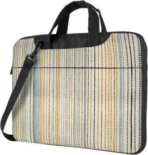 Laptop Bag Vintage Stripe Laptop Tote Bag Women Men Laptop Sleeve Case Lightweight Computer Bag