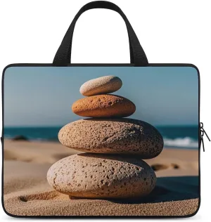 Laptop Carrying Case 17inch Sandstone Laptop Bag for Men Women Computer Bag Messenger Bag for Work