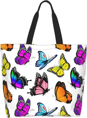 Large Capacity Reusable Canvas Shoulder Bag   Both Sides Bucket Hat Casual Tote Handbag