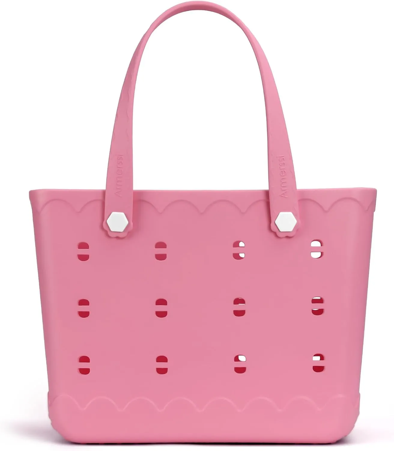 Large Rubber Beach Tote Bag | Durable Rubber Bag Waterproof Washable Versatile Modern Tote Bags