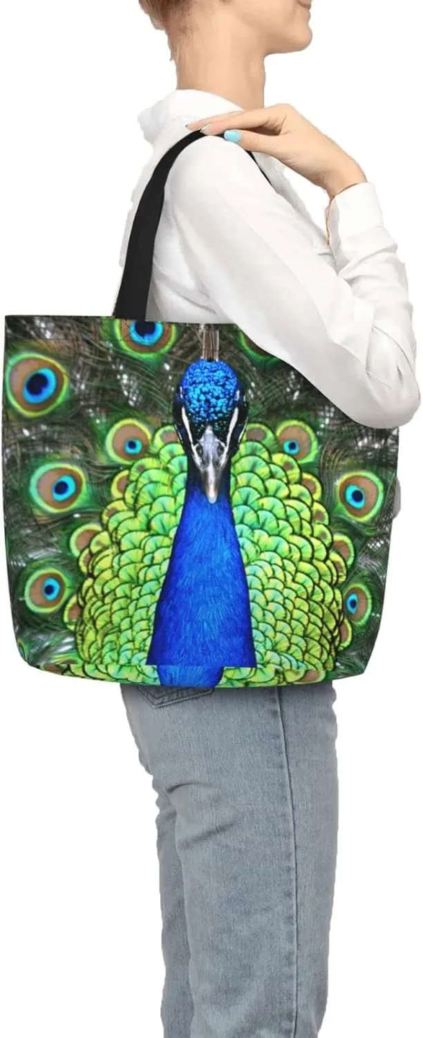 Large Tote Bag for Women Men,Reusable Beach Shoulder Bag Casual Handbag for Travel Shopping Grocery Work