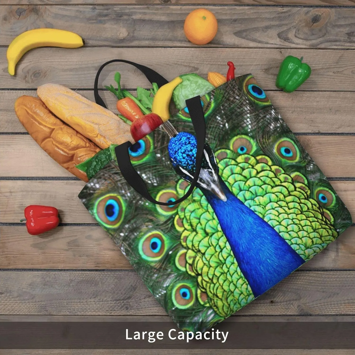Large Tote Bag for Women Men,Reusable Beach Shoulder Bag Casual Handbag for Travel Shopping Grocery Work