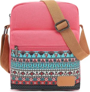 Leaper Girls Crossbody Purses for Kids 2 PCS Cross Body Bag Women Messenger Bag Girls Canvas Bag Cross Body Purse Set