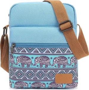 Leaper Girls Crossbody Purses for Kids 2 PCS Cross Body Bag Women Messenger Bag Girls Canvas Bag Cross Body Purse Set