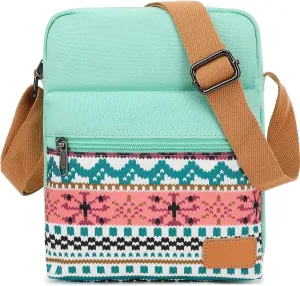 Leaper Girls Crossbody Purses for Kids 2 PCS Cross Body Bag Women Messenger Bag Girls Canvas Bag Cross Body Purse Set