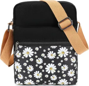 Leaper Girls Crossbody Purses for Kids 2 PCS Cross Body Bag Women Messenger Bag Girls Canvas Bag Cross Body Purse Set