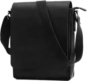 Leathario Men's Crossbody Bag Leather Shoulder Bag For Men Small Messenger Brown