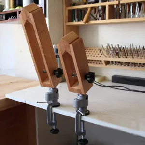 Leather Pony Clamp Leather Stitching Pony 360 Rotation Stitching Pony Lacing Pony Universal Leather Pony Clamp Tools Leather Sewing Wooden Leathercraft Speedy Stitcher Leather Stitching Kit Big Size