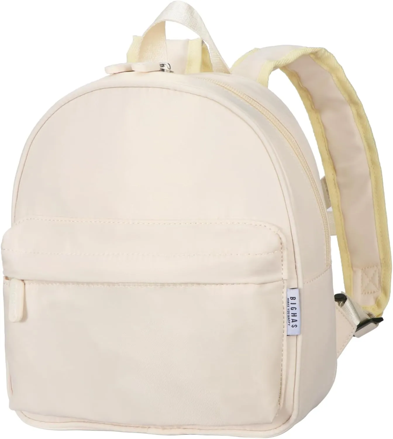 Lightweight Toddler Kids Backpack with Chest Strap For Boys and Girls, Preschool Kindergarten 3-6 Years Old 30 Colors (Beige)