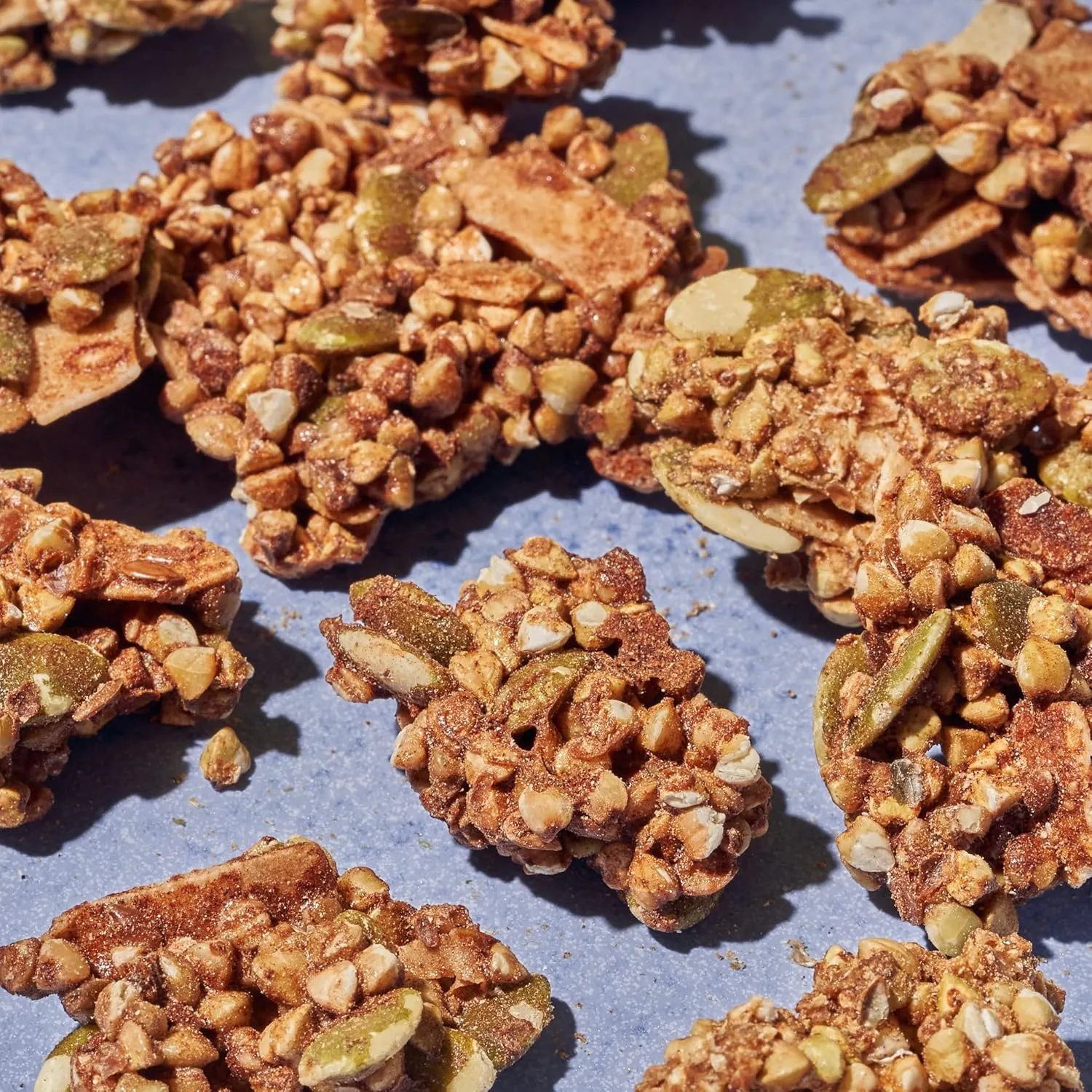Lil Bucks Clusterbucks Gut Friendly Clusters made with Regenerative Organic Sprouted Buckwheat, Gluten Free Snack (Chocolate, Snickerdoodle & Coconut Maple Variety, 3 Pack)…