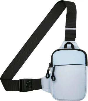 Long Keeper Mini Sling Bag - Men Women Small Waterproof Crossbody Bag Casual Phone Chest Bag for Travelling Hiking