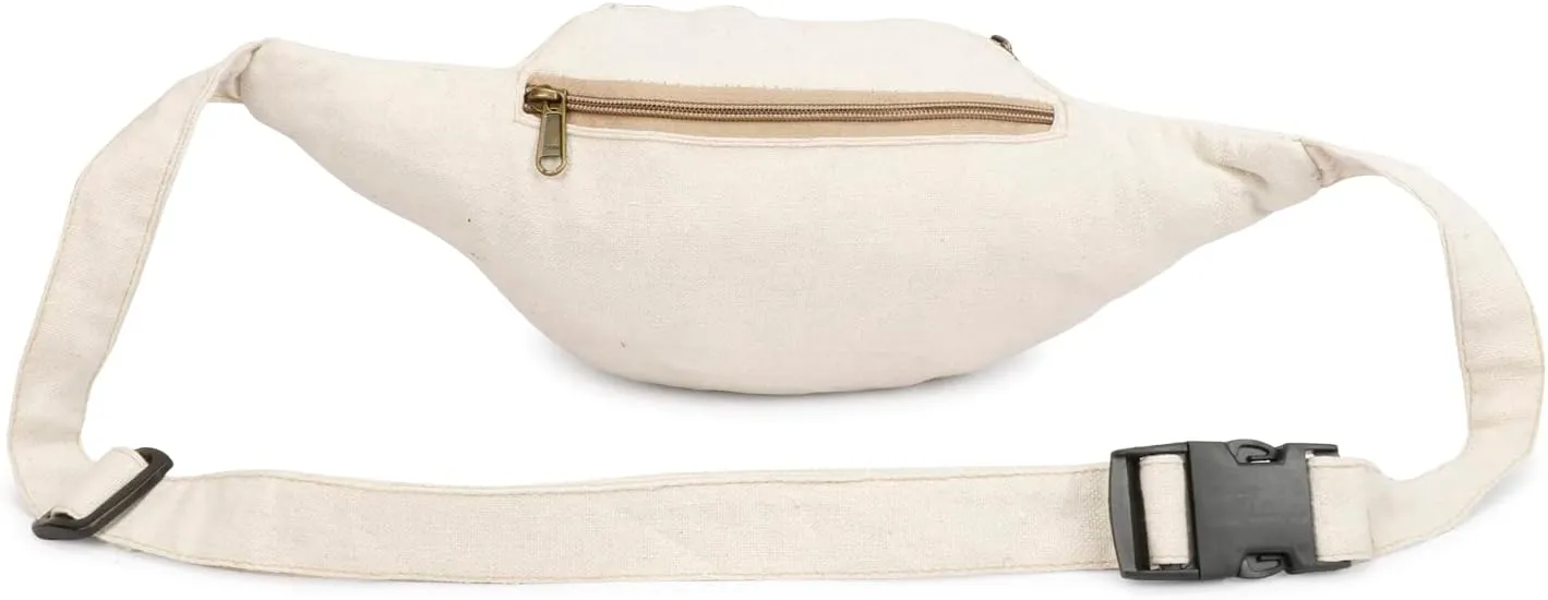 LONGING TO BUY Hemp Fanny Pack & Hemp Waist Belt for Men & Women