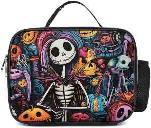 Lunch Bag Insulated Lunch Box for Women Men Cooler Bag Reusable Lunch Bag Complex Collage Lunch Tote Bag for Work