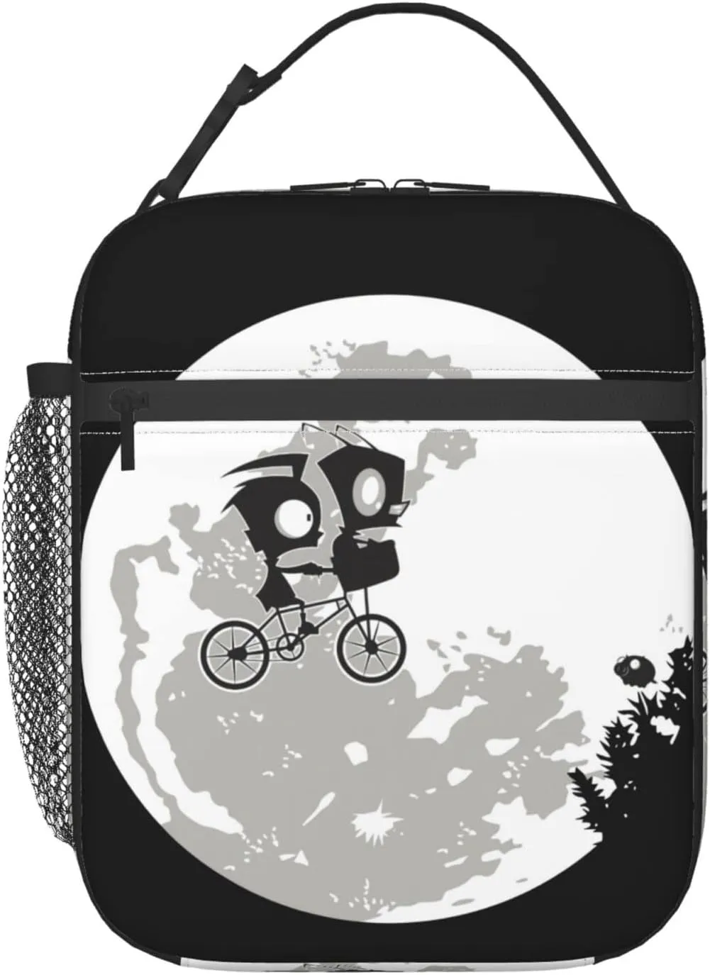 Lunch Bags Invader Anime Zim Insulated Lunch Tote Reusable Portable Lunch Box for Outdoor Office Picnic 10 X 4 X 8 in