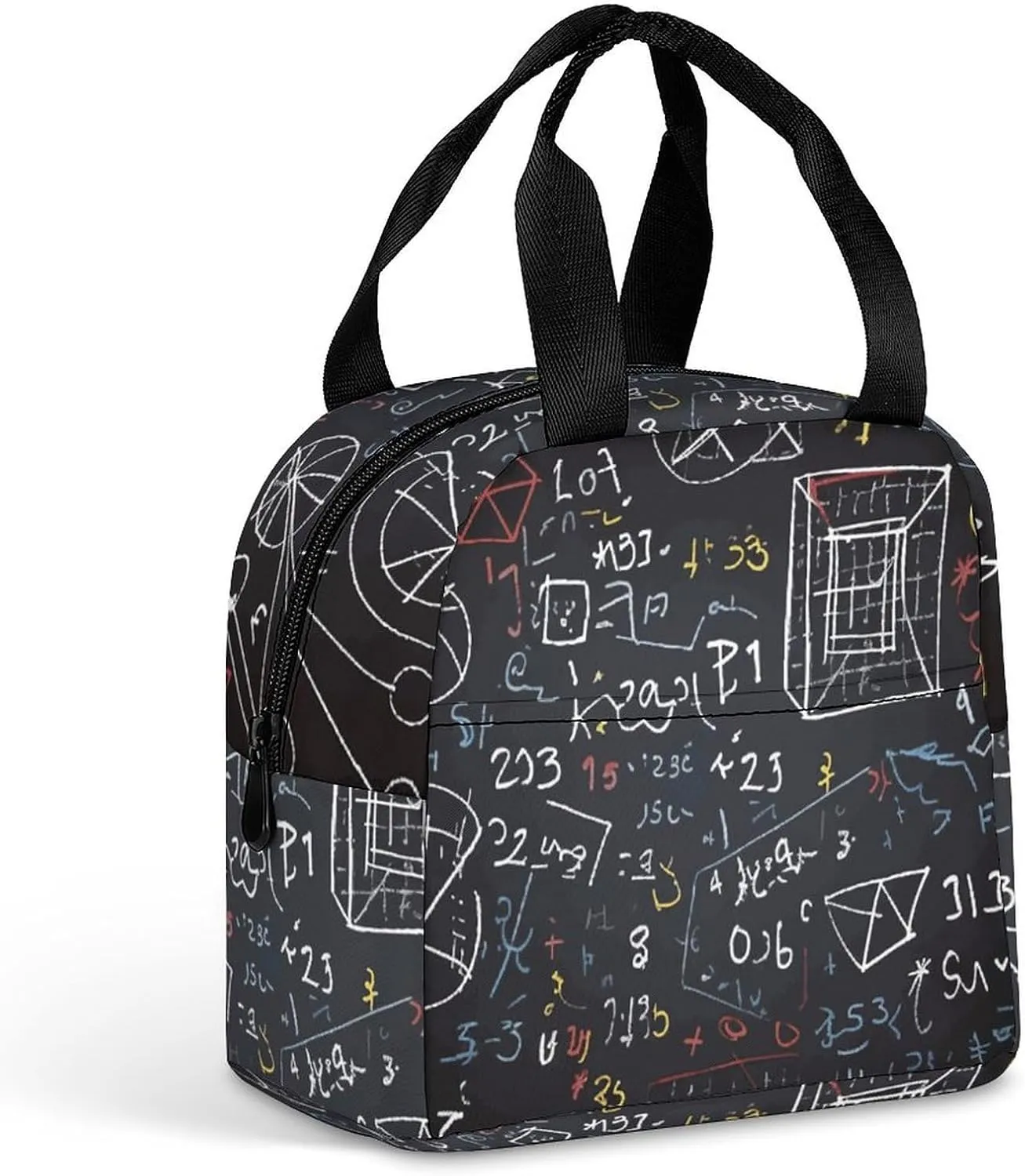 Lunch Box Mathematics And Physics Lunch Bags for Women Men Reusable Lunchbox Leakproof Tote Bag for Office Work Picnic Hiking