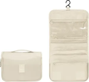 Luxtude Hanging Toiletry Bag for Women with Hanging Hook, Water-resistant Traveling Toiletries Bag, Portable Toiletry Travel Organizer Bag for Toiletries, Shower, Bathroom, Cosmetics Accessories etc.
