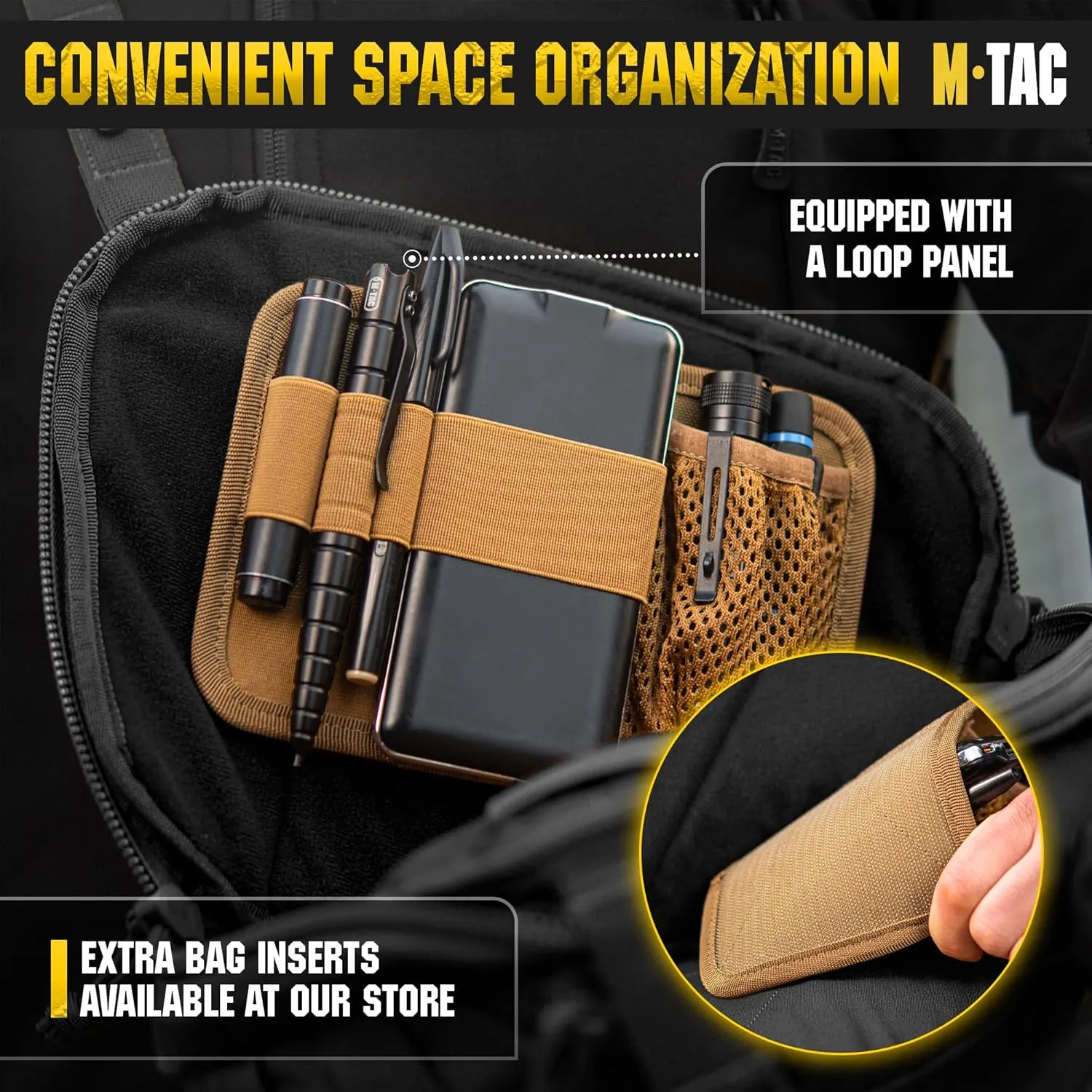 M-Tac Elite Sphaera Large Bag Gen 2 -Tactical Shoulder Bag - Conceal Carry Chest Sling Pack CCW Bag