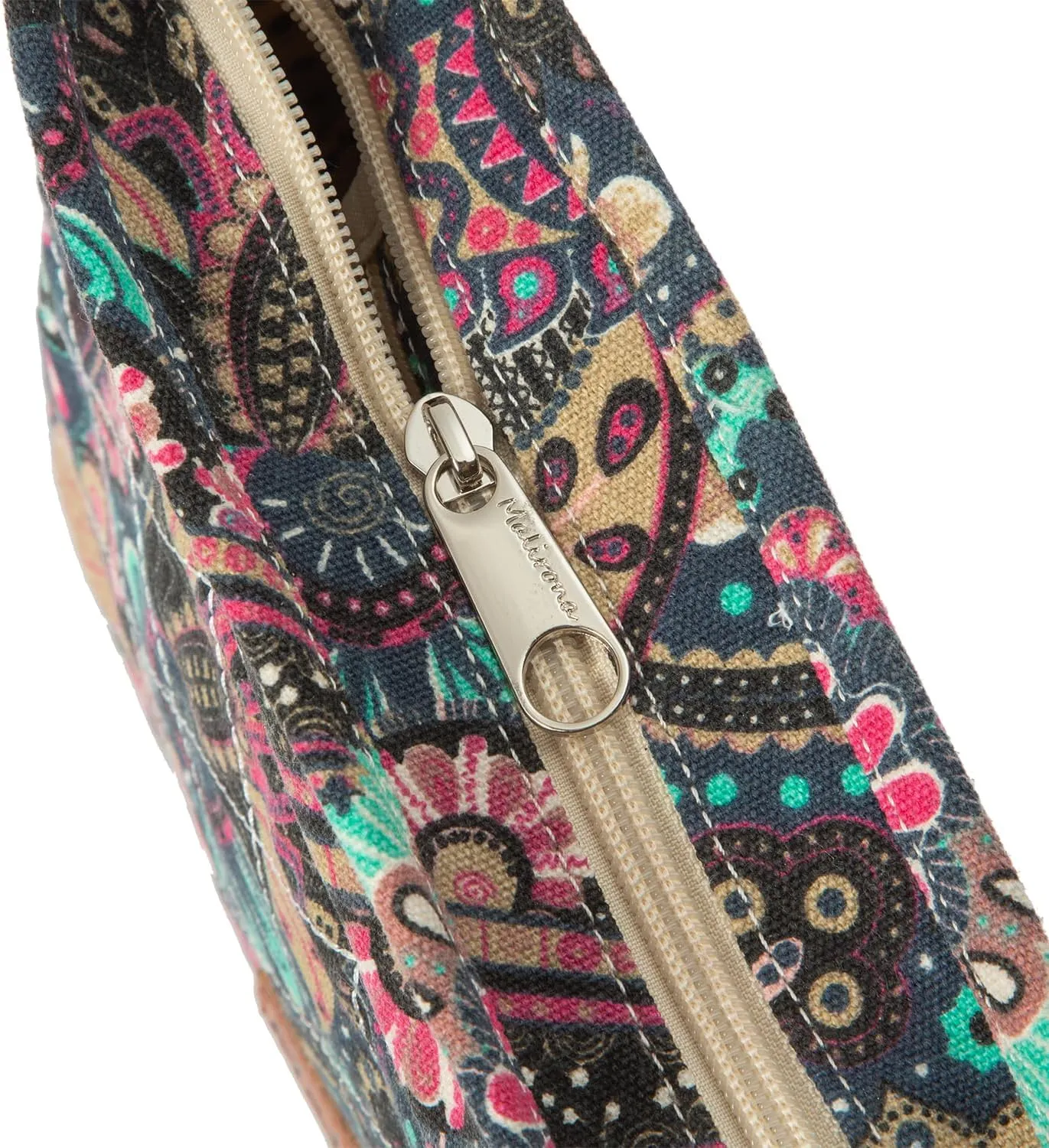 Malirona Women 's Durable Floral Crossbody Bag Canvas Messenger Handbag Multi Pocket Travel Satchel Purse