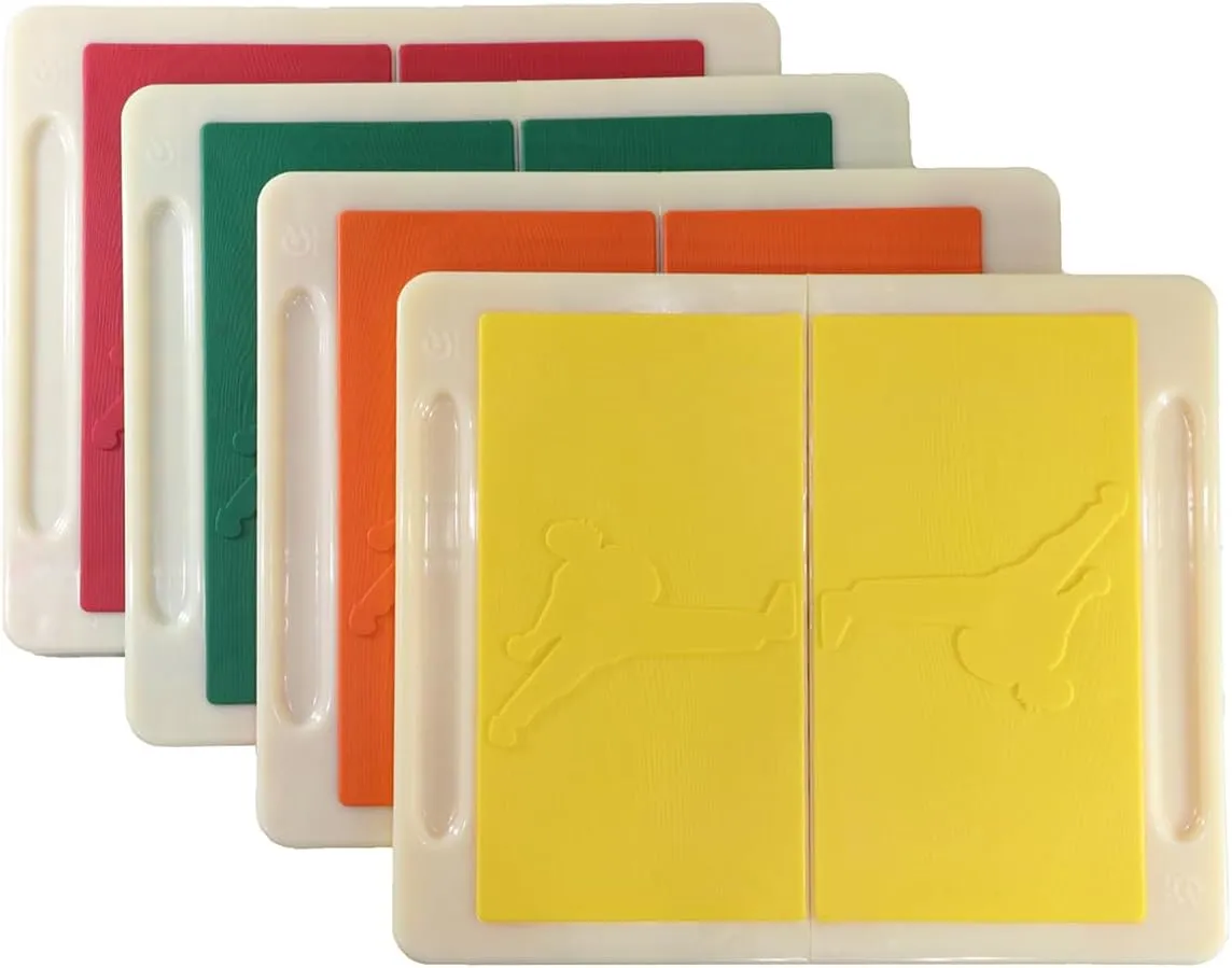 Martial Arts Deluxe Teenager Kids Breaking Rebreakable Boards - Sold as Singles (Red)