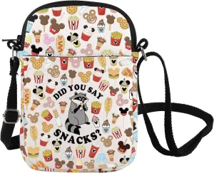 Meeko Raccoon Inspire Crossbody Bag WDW Travel Shoulder Bag Magic Kingd*m Gift Raccoon Lover Gift