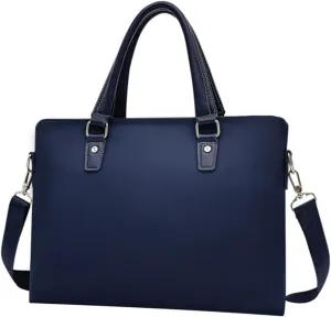 Mens Canvas Messenger Bag Waterproof Laptop Bag Business Briefcase Portfolio for Man Oxford Cloth Business