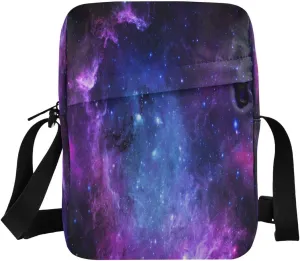 Messenger Bag Crossbody Shoulder Bag Canvas Shoulder Bag Universe Galaxy Nebula Space for Men Women Outdoor Travel Business