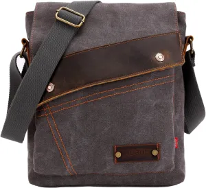 Messenger Bag, Vintage Small Canvas Shoulder Bag Crossbody Purse