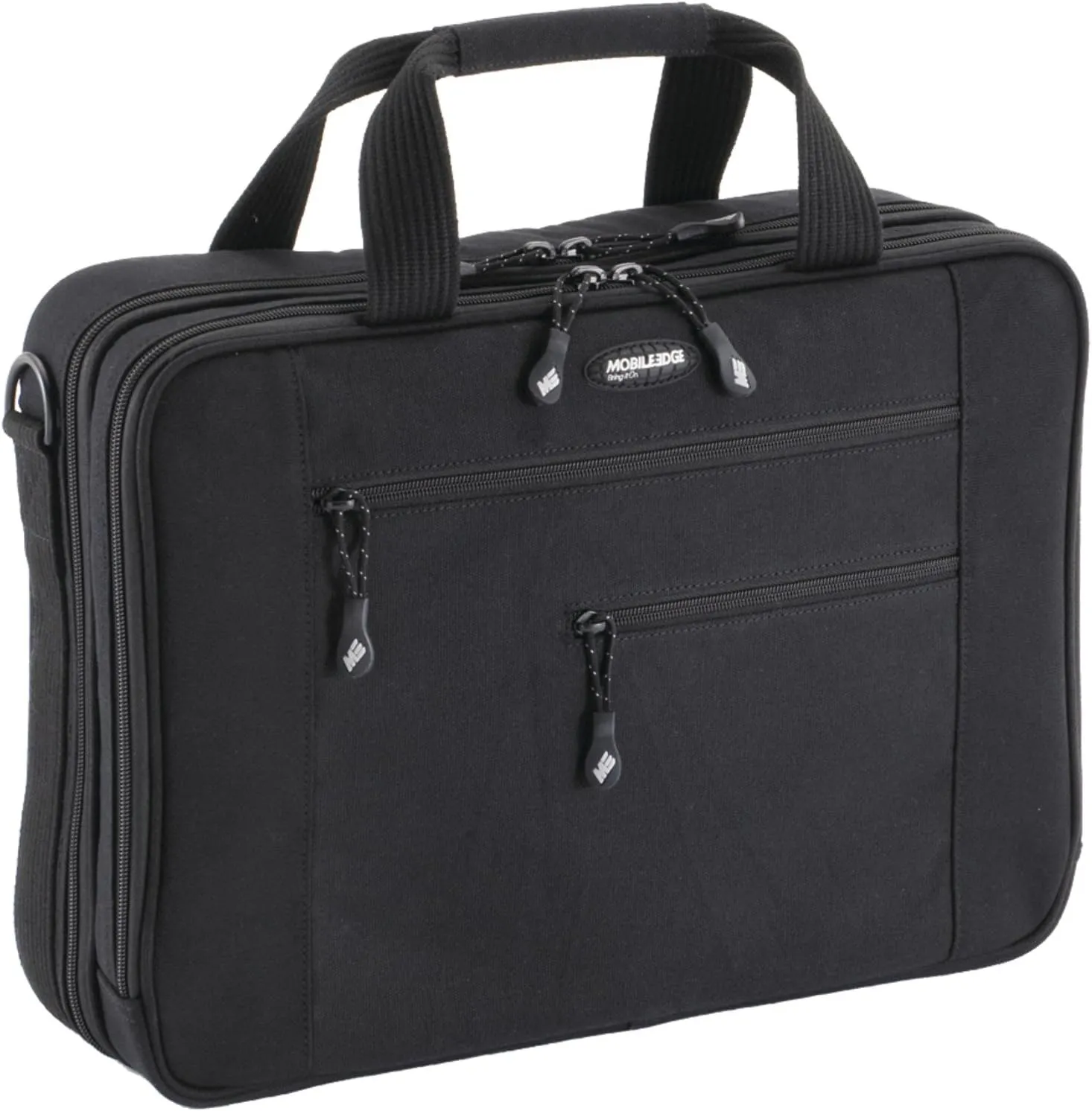 Mobile Edge Canvas Briefcase Compatible with 16” PC and 17” MacBook,