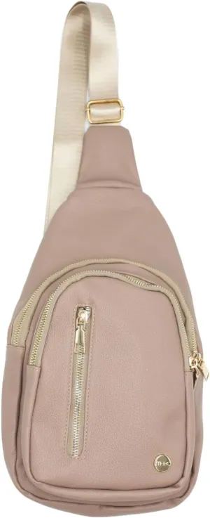 Modern Chic Crossbody Bags for Women - Camry Sling Crossbody Bag, Vegan Leather Purse with Pockets and Adjustable Strap