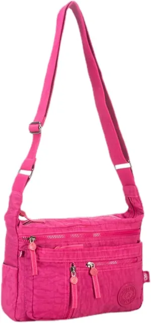 MOLERFO Nylon Bag Trashy Y2k Bag Messenger Bag Canvas Crossbody Bag Grunge Bag Therian Clothes