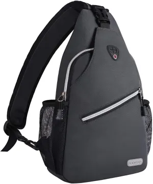 MOSISO Rope Sling Backpack (Up to 13 inch), Multipurpose Crossbody Chest One Shoulder Outdoor Travel Hiking Daypack