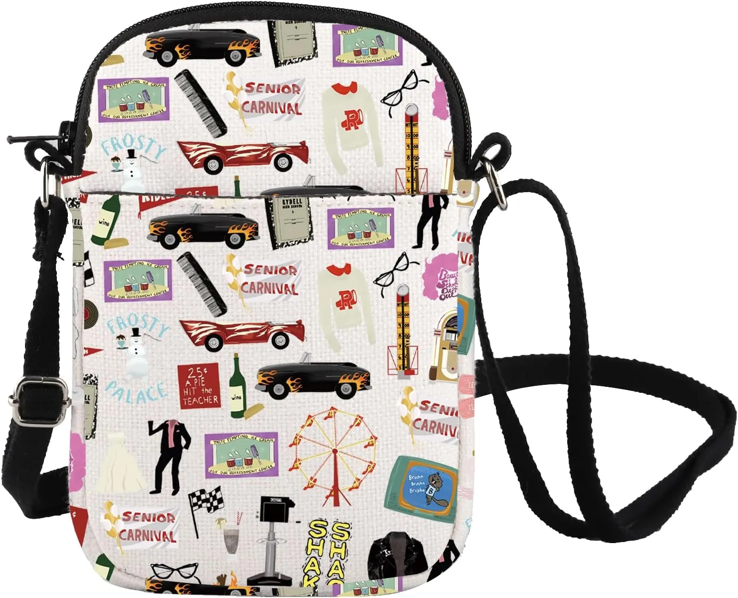 Muscial Inspire Crossbody Bag Danny & Sandy Gift Musical Movie Shoulder Bag Theater Merch Musical Theatre Bag