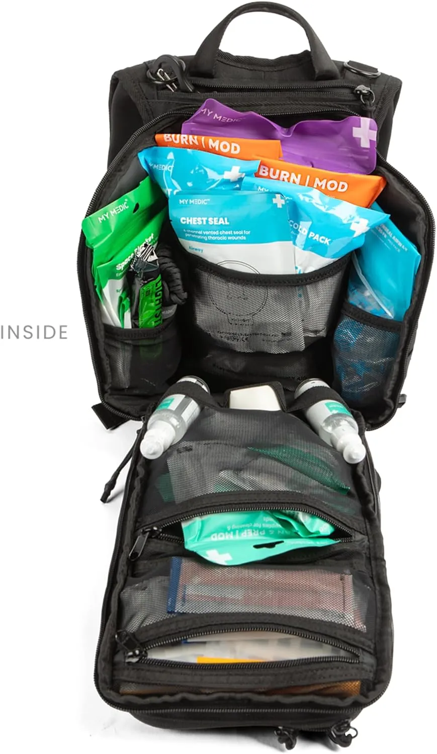 My Medic Recon PRO - HSA FSA First Aid Kit - 250  First Aid and Survival Essentials, Supplies, & Must Have IFAK for Home, Car, Office or Business - Red